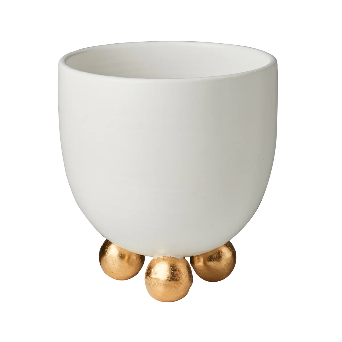 Gilded Sphere Footed Bowl